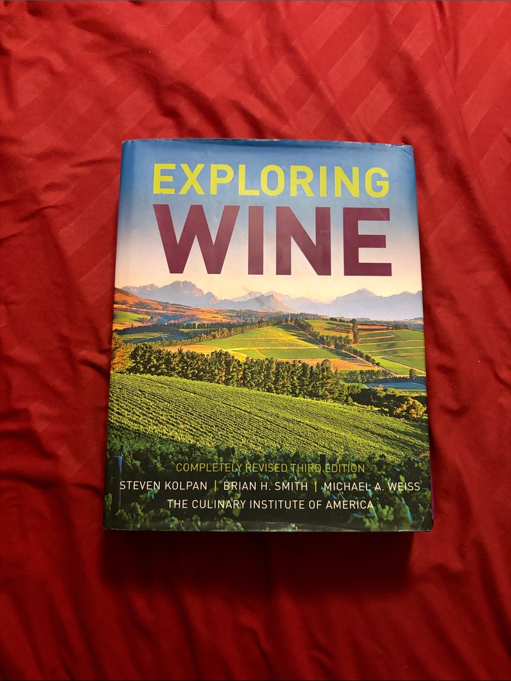Exploring Wine Hardcover Book - Green Vineyard Cover